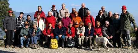 El grup al Puig Cornador