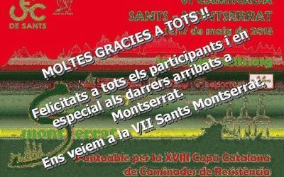 Llistat de participants arribats a Montserrat 2015