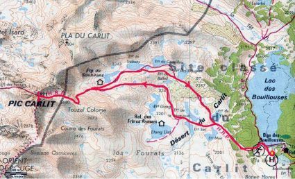 Mapa Carlit