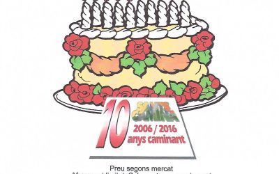 10 ANYS DE SANTS CAMINA