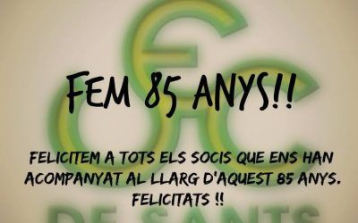 UEC Sants 85è aniversari