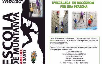 Regala escalada en rocòdrom.
