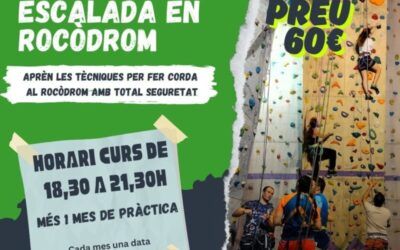 Curs d’iniciacio a l’escalada en rocòdrom